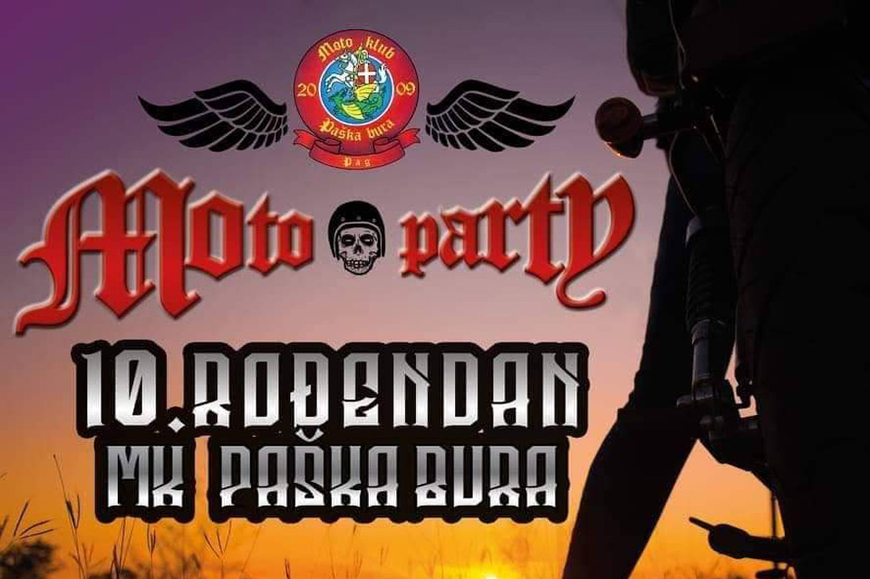 10. jubilarni rođendanski party Moto kluba "Paška Bura"