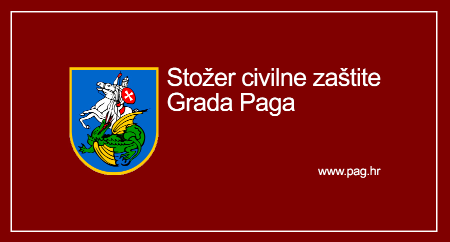 Obavijest Stožera civilne zaštite Grada Paga, 31.3.2020.