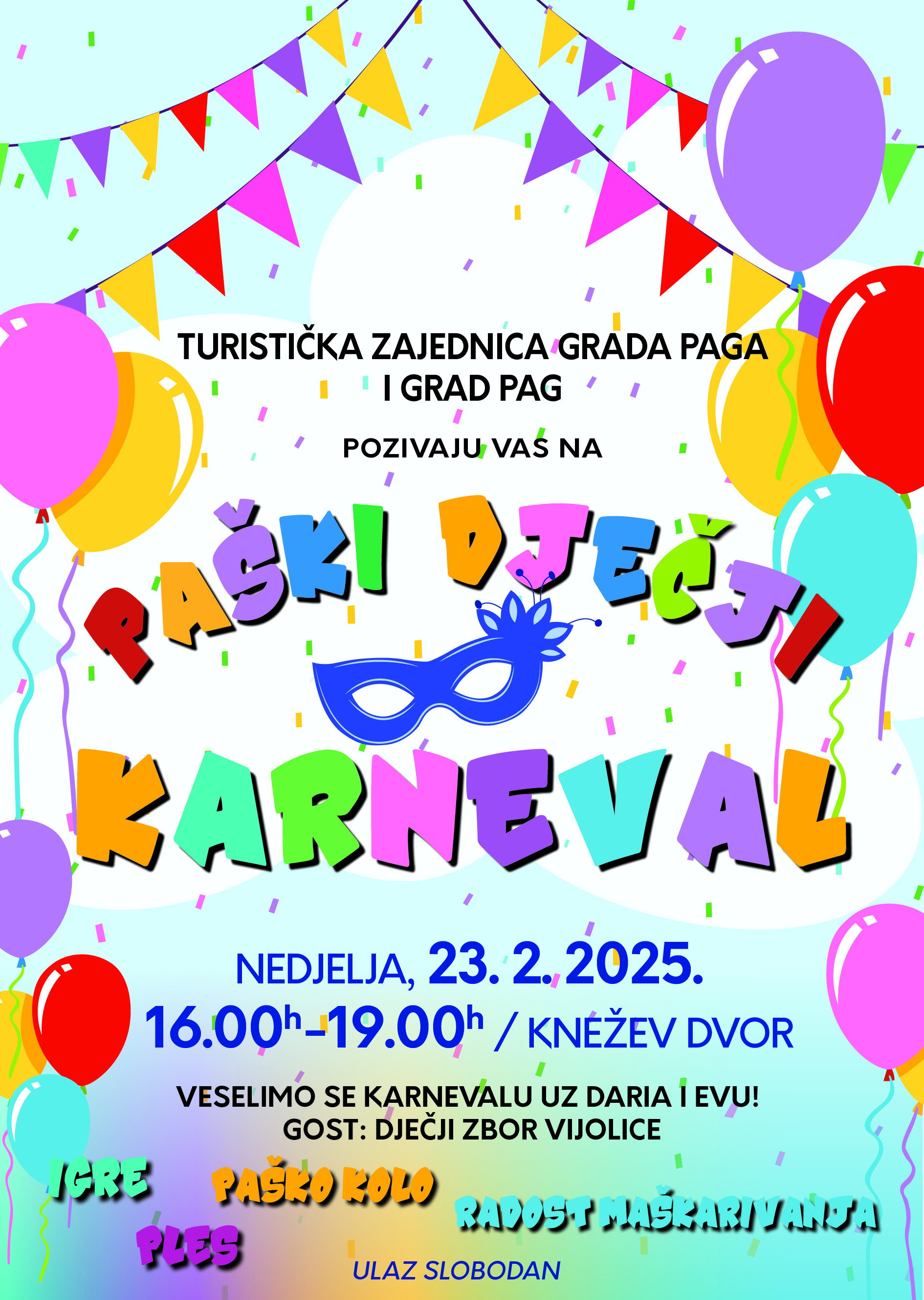 PLAKAT Djecji karneval2 PRINT